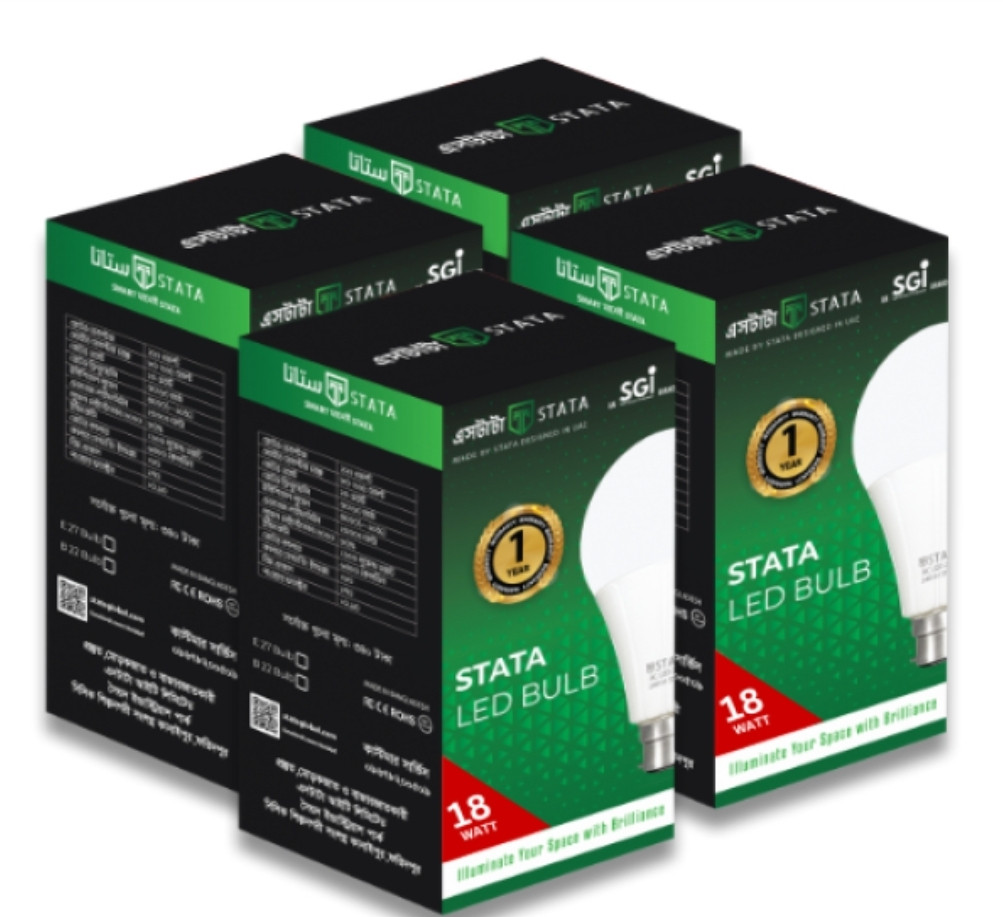 (4 PCS) STATA 18W LED BULB