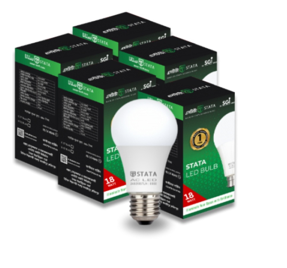(5 PCS) STATA 18W LED BULB